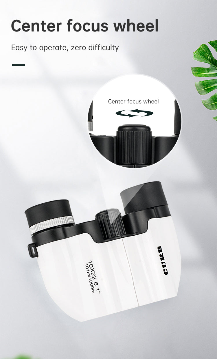Pocket 10x22 Binoculars 144g for Concerts & Travel