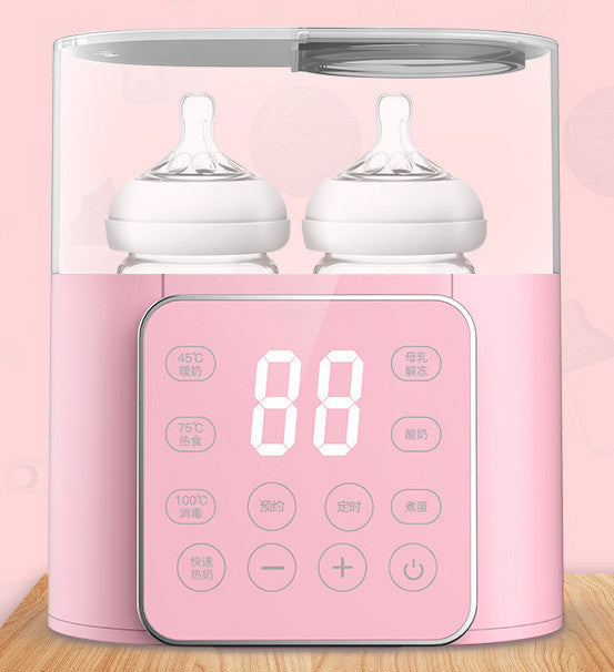 Double Bottle Warmer & Sterilizer with Temp Presets