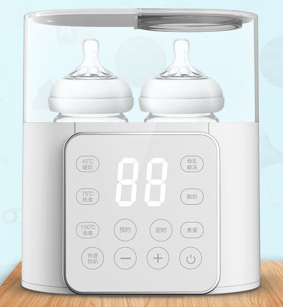 Double Bottle Warmer & Sterilizer with Temp Presets