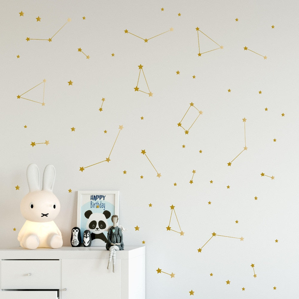 Constellation Wall Decals for Kids’ Imaginative Bedrooms