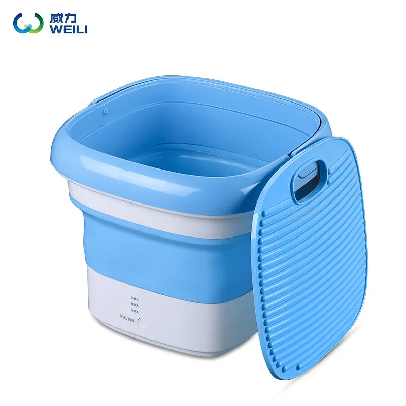 Foldable Mini Washing Machine for Travel Underwear