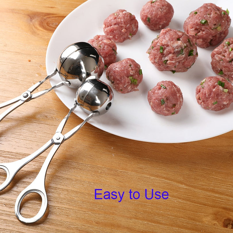 Stainless Steel Meatball Maker Clip for Even Meatballs