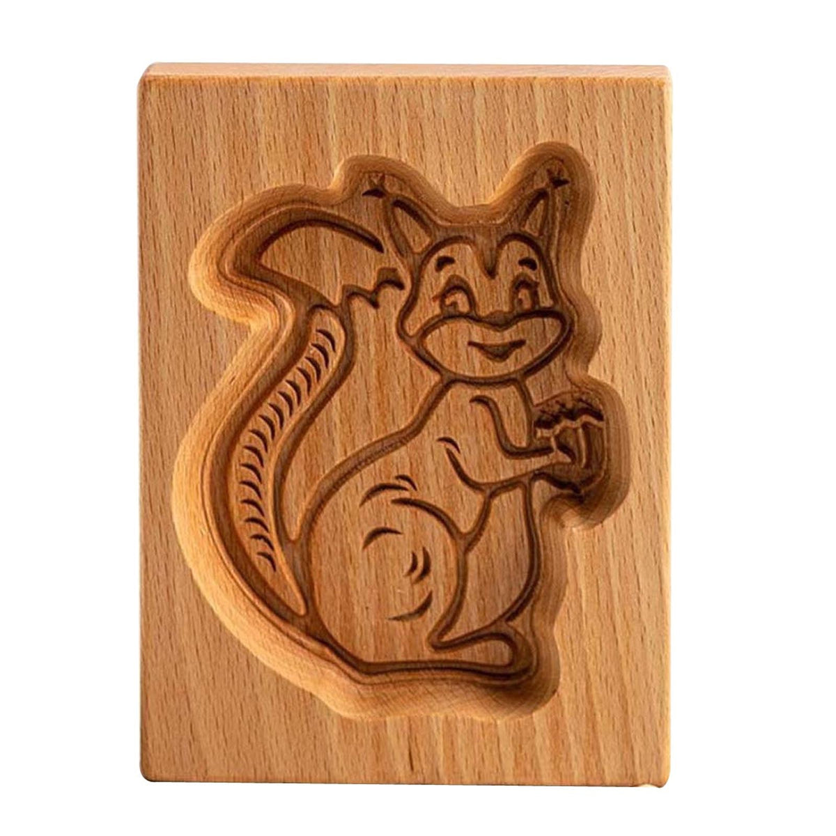 Beech Wood Cookie Mold for Animal Shaped Cookies