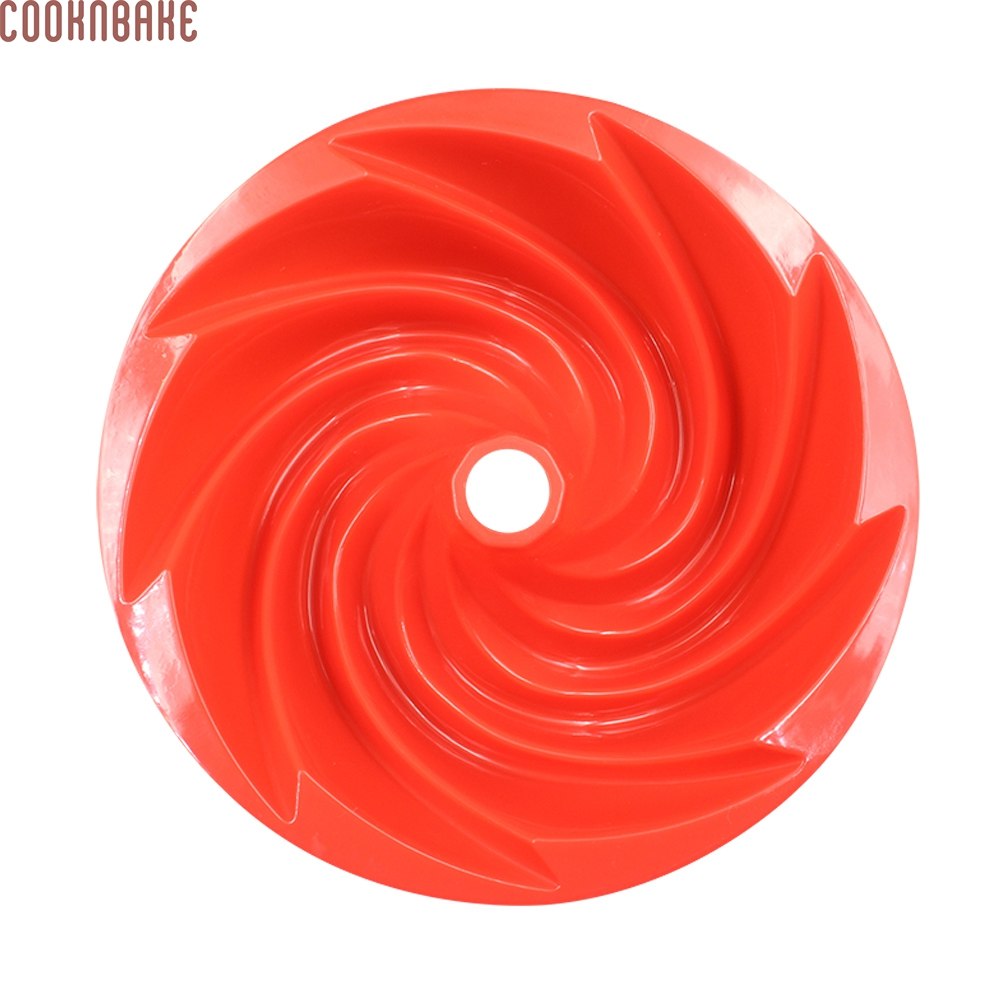 Swirl Bundt Cake Silicone Mold, 25 cm Spiral Design