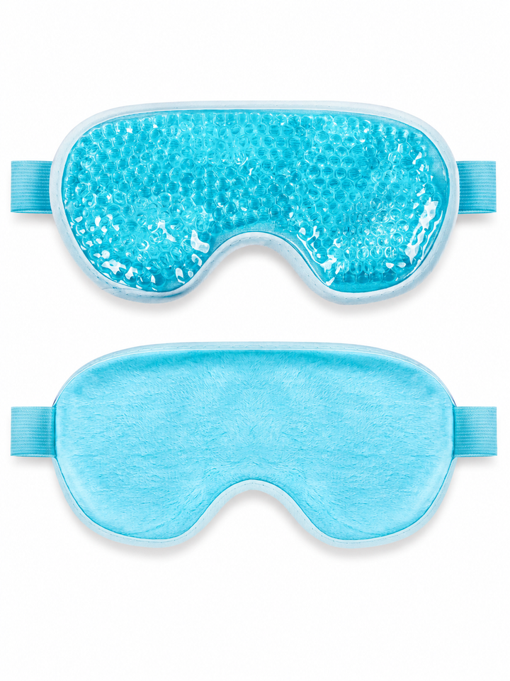 Cooling Gel Bead Eye Mask — Hot & Cold Compress Therapy