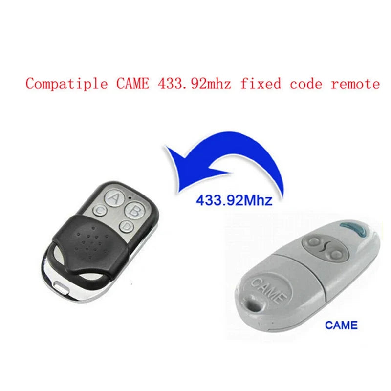 433.92MHz Metal 4-Button Gate & Garage Remote Replacement