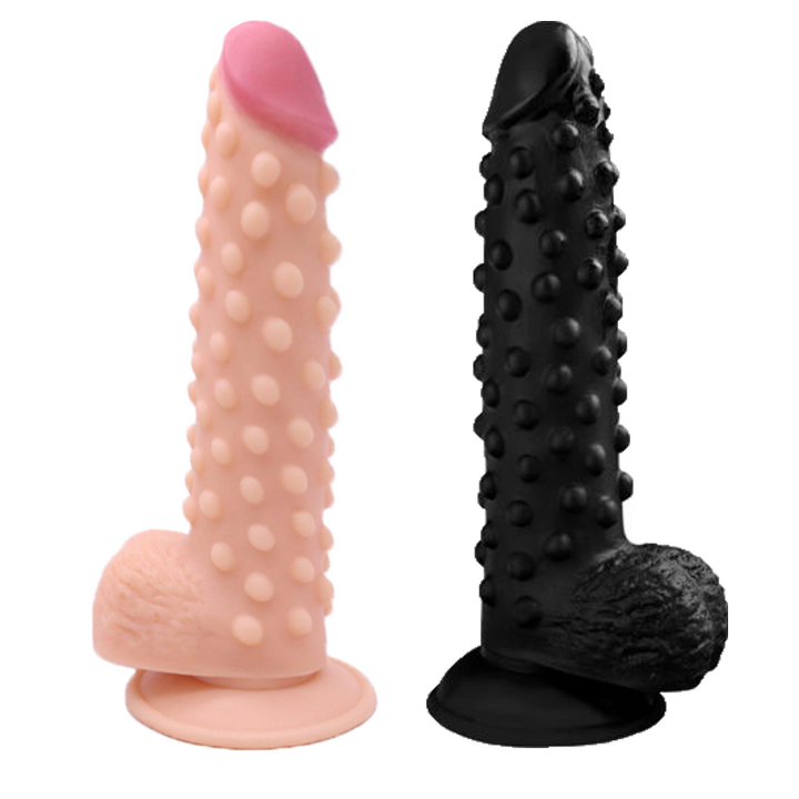 Textured Suction Cup Dildo for Hands-Free Pleasure