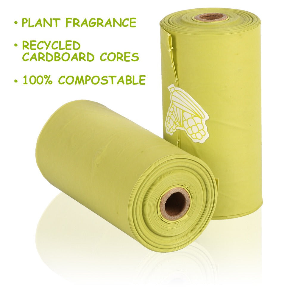Corn Starch Biodegradable Dog Waste Bags for Easy Walks