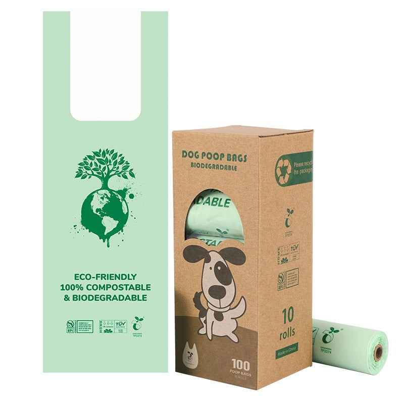 Compostable Dog Poop Bags, TÜV Certified Home Compost