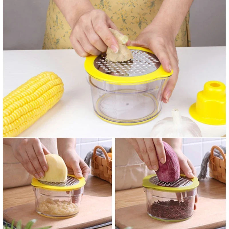 Corn Kernel Stripper and Ginger Garlic Grater Tool