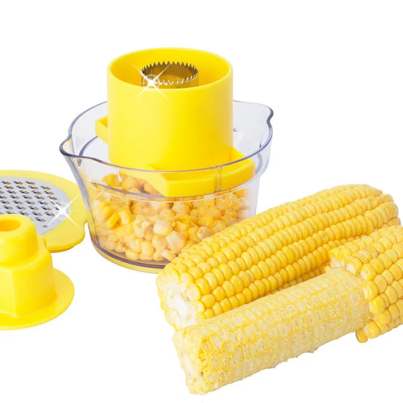 Corn Kernel Stripper and Ginger Garlic Grater Tool