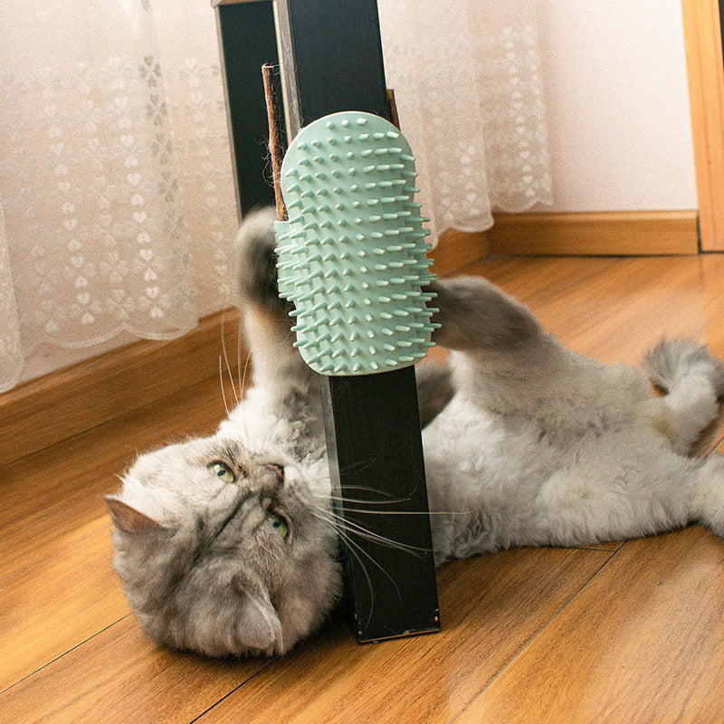 Corner Cat Grooming Comb for Indoor Itch Relief