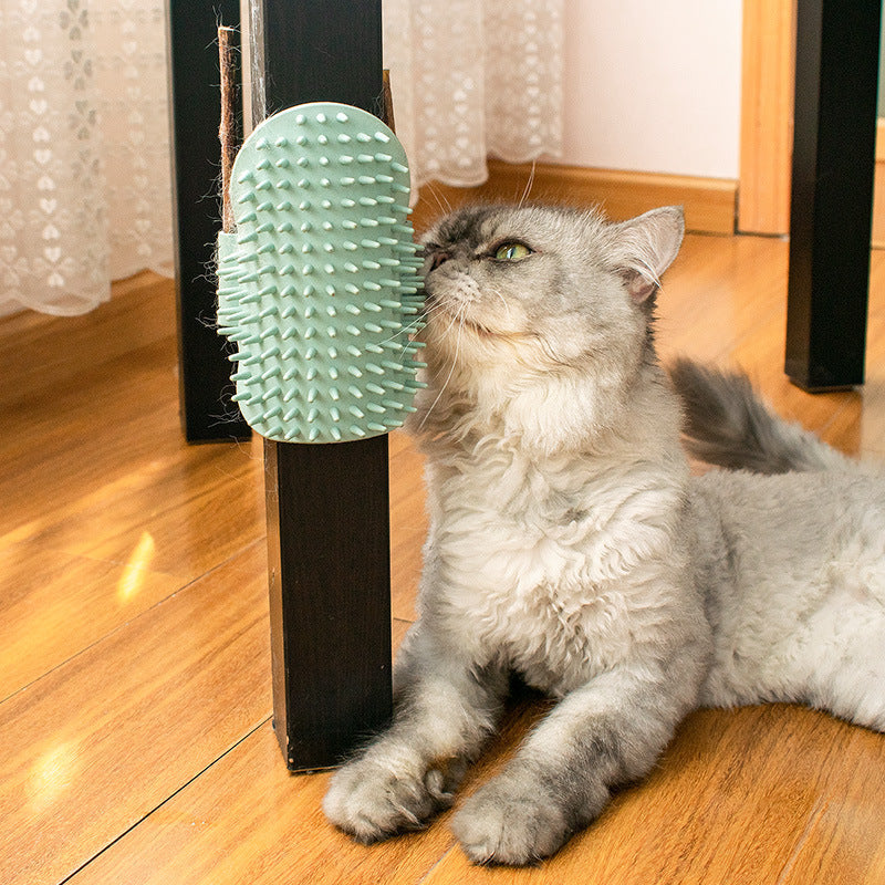Corner Cat Grooming Comb for Indoor Itch Relief