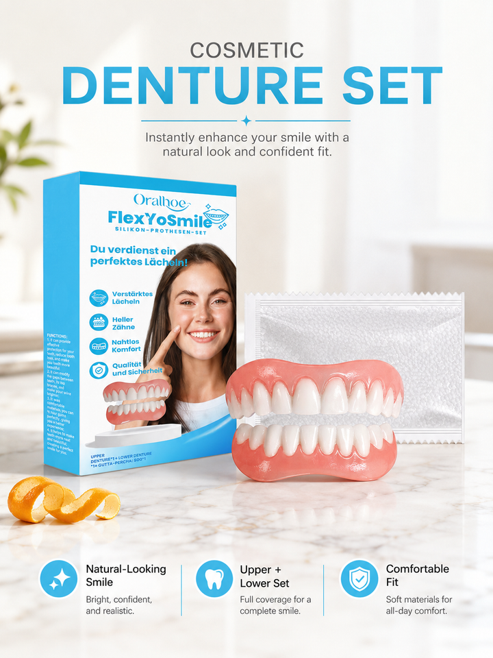 Cosmetic Denture Set — Instantly Perfect Smile