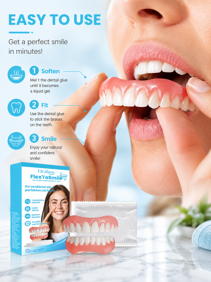 Cosmetic Denture Set — Instantly Perfect Smile