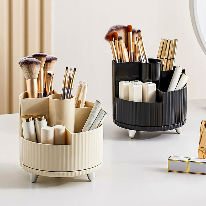 Rotating Makeup Organizer for Brushes and Lipsticks