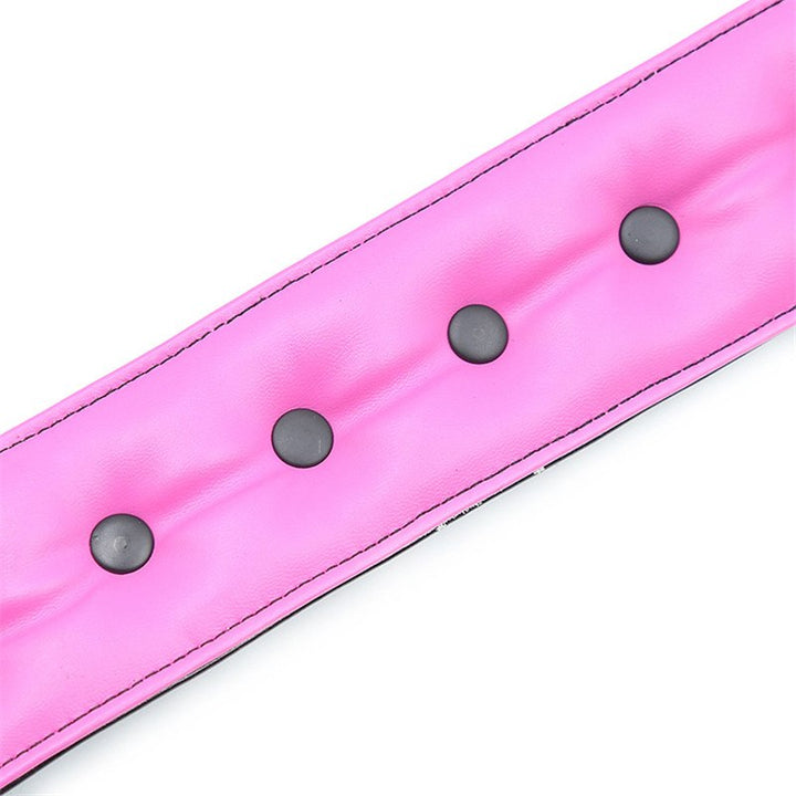 Padded BDSM Collar and Chain Leash Cosplay Set for Adults