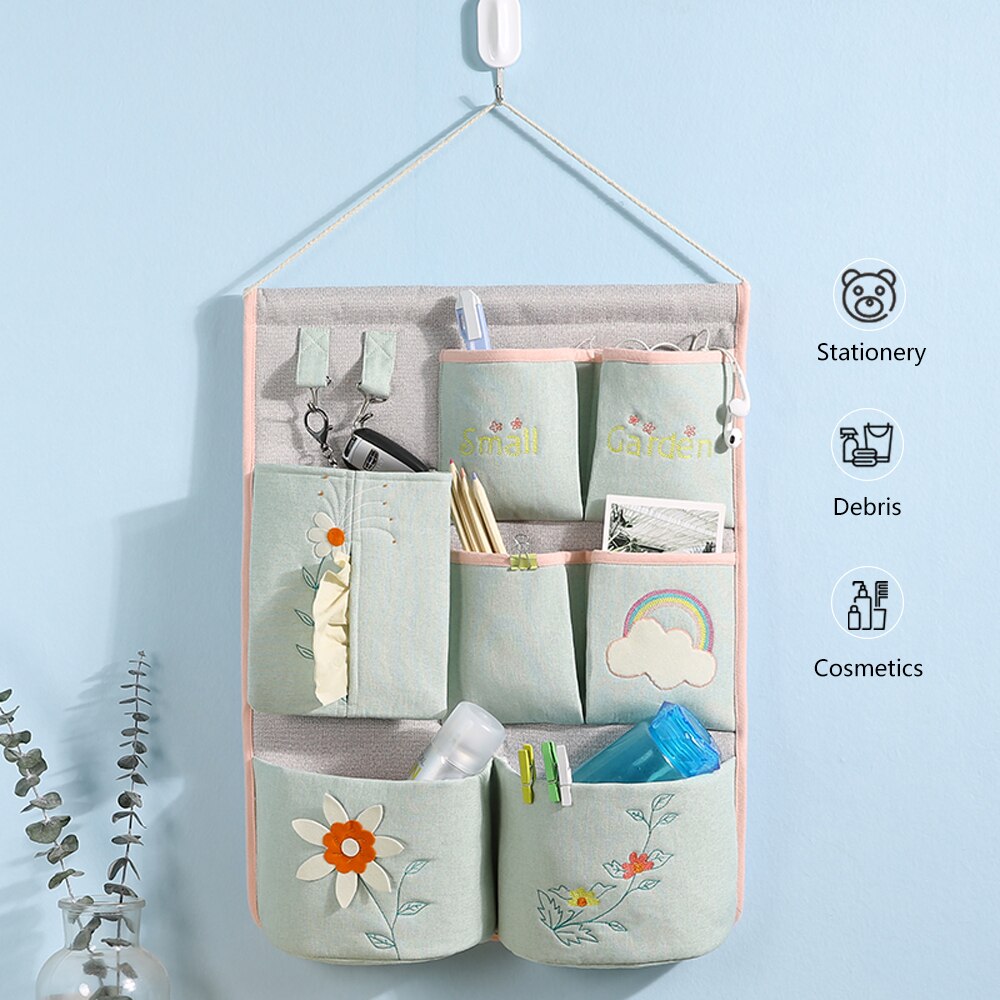 Wall Mounted Elephant Hanging Storage Bag for Kids Room