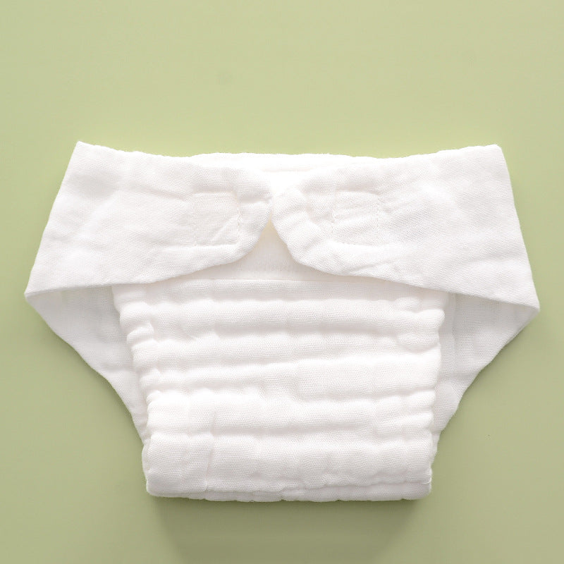 Cotton Muslin Cloth Diaper With Adjustable Baby Fit