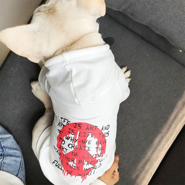 Cotton French Bulldog Hoodie for Cozy Streetwear Style