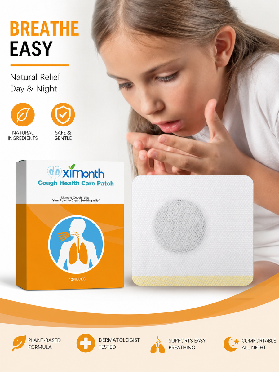 Cough Relief Patch — Natural, Gentle Overnight Comfort (12