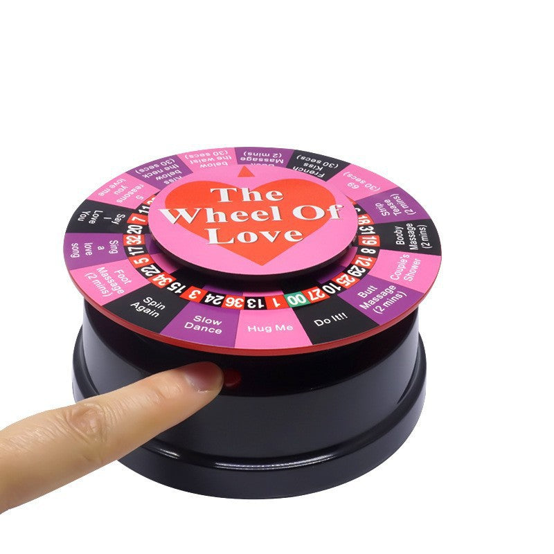 Couples Spin Wheel Game for Playful Romantic Date Nights