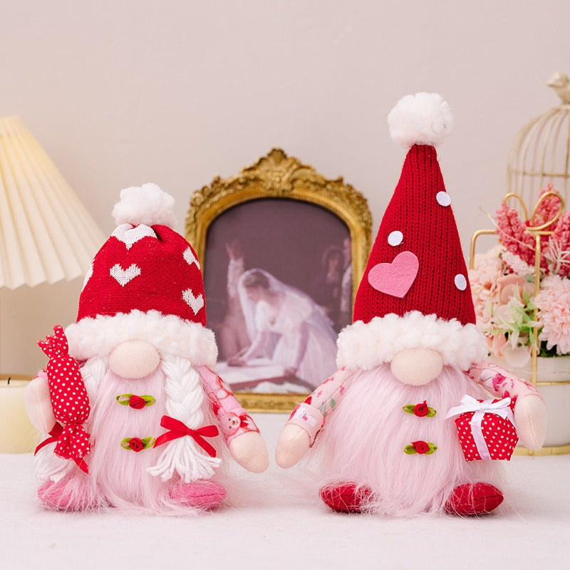 Couple Christmas Ornament with Warm Illuminated Glow