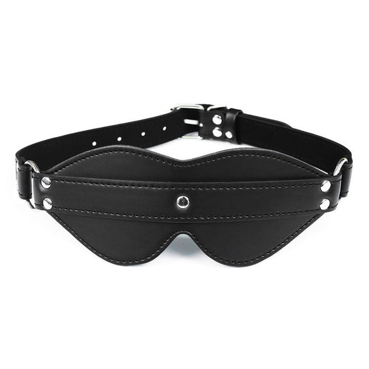 Adjustable Leather Blindfold for Immersive Intimate Play