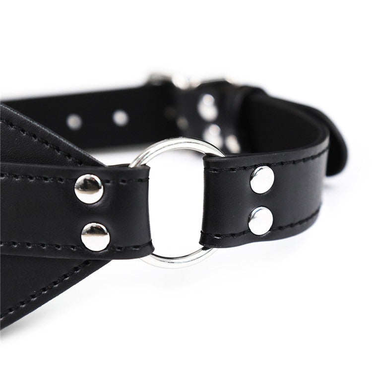 Adjustable Leather Blindfold for Immersive Intimate Play