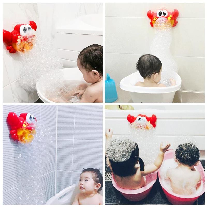 Crab Bubble Bath Toy for More Playful, Happy Bath Time
