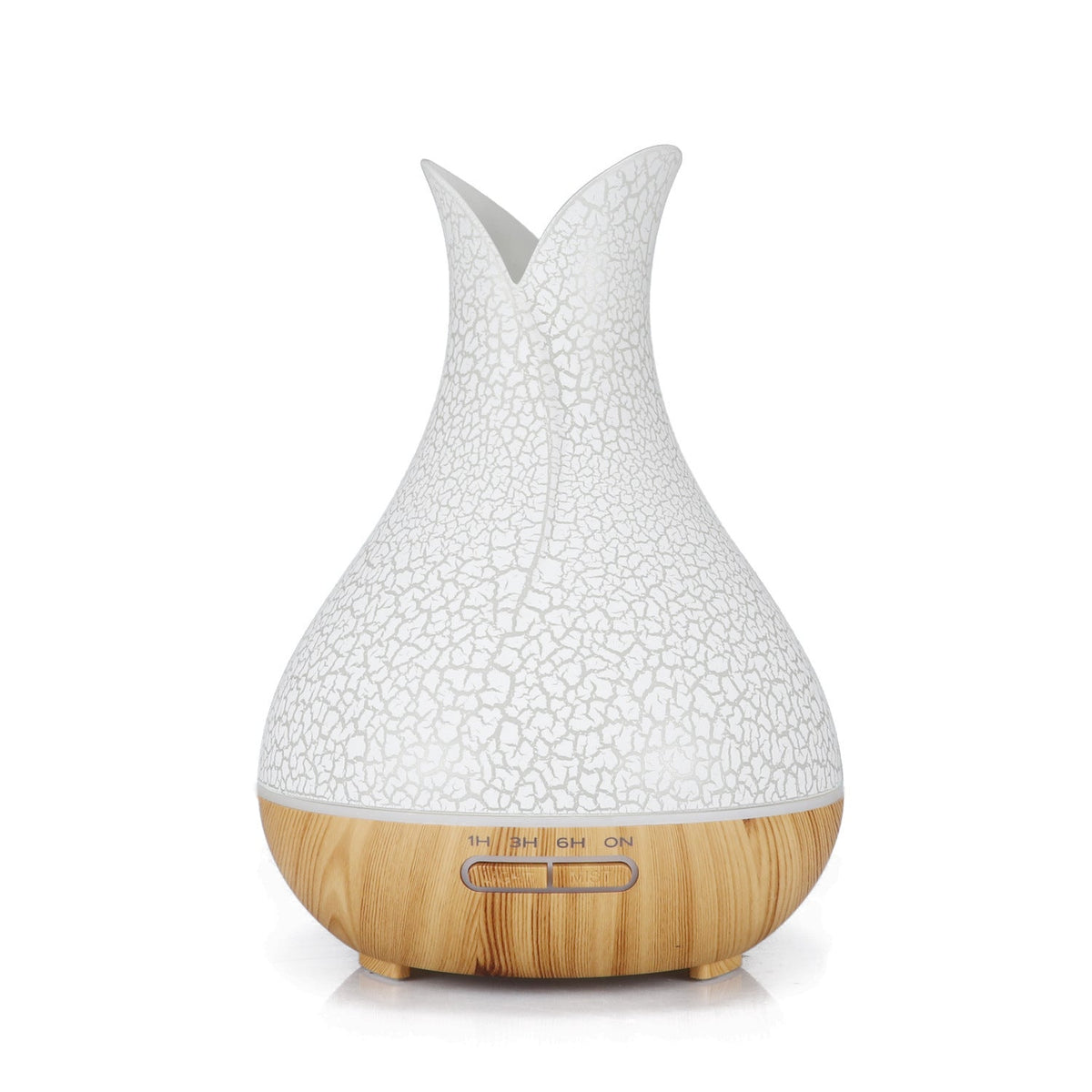 Quiet Wood Grain Aroma Diffuser Humidifier Night Light
