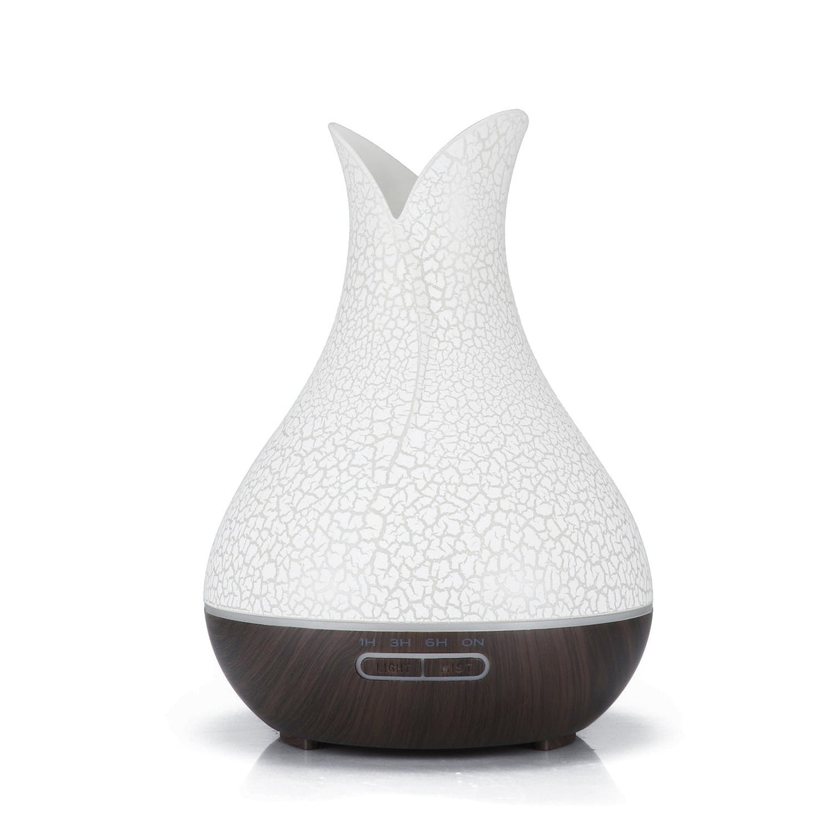 Quiet Wood Grain Aroma Diffuser Humidifier Night Light