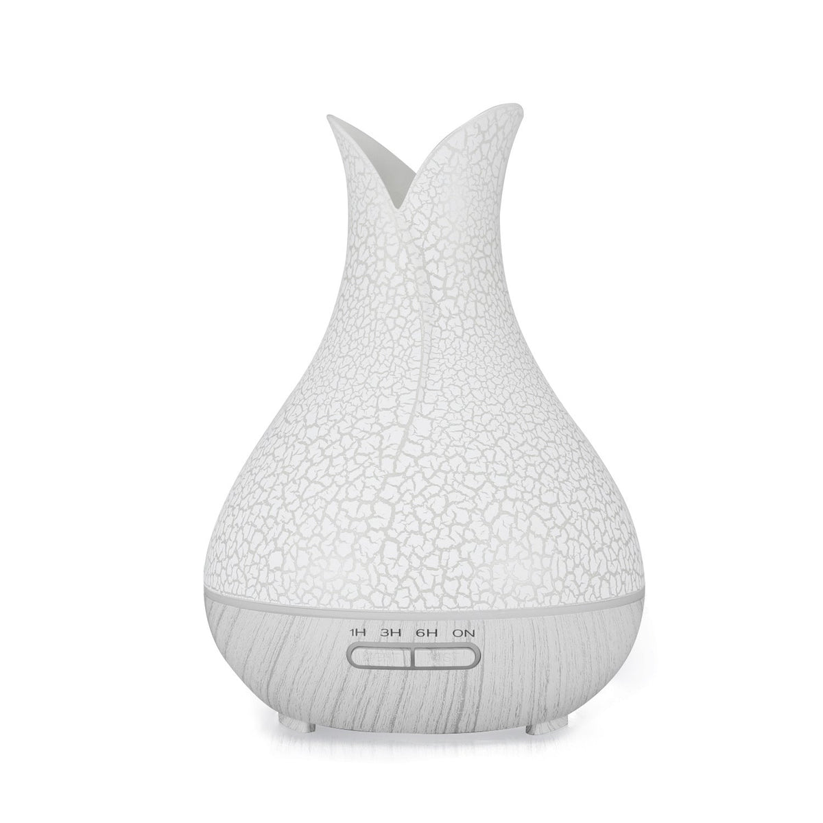 Quiet Wood Grain Aroma Diffuser Humidifier Night Light