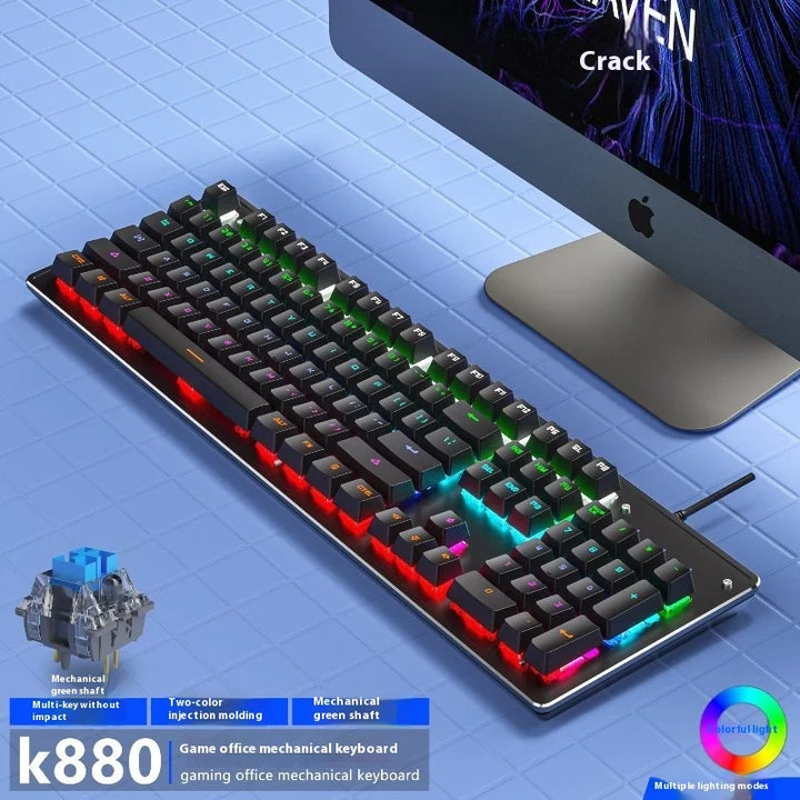 Hot-Swappable RGB Mechanical Keyboard for Gaming & Office