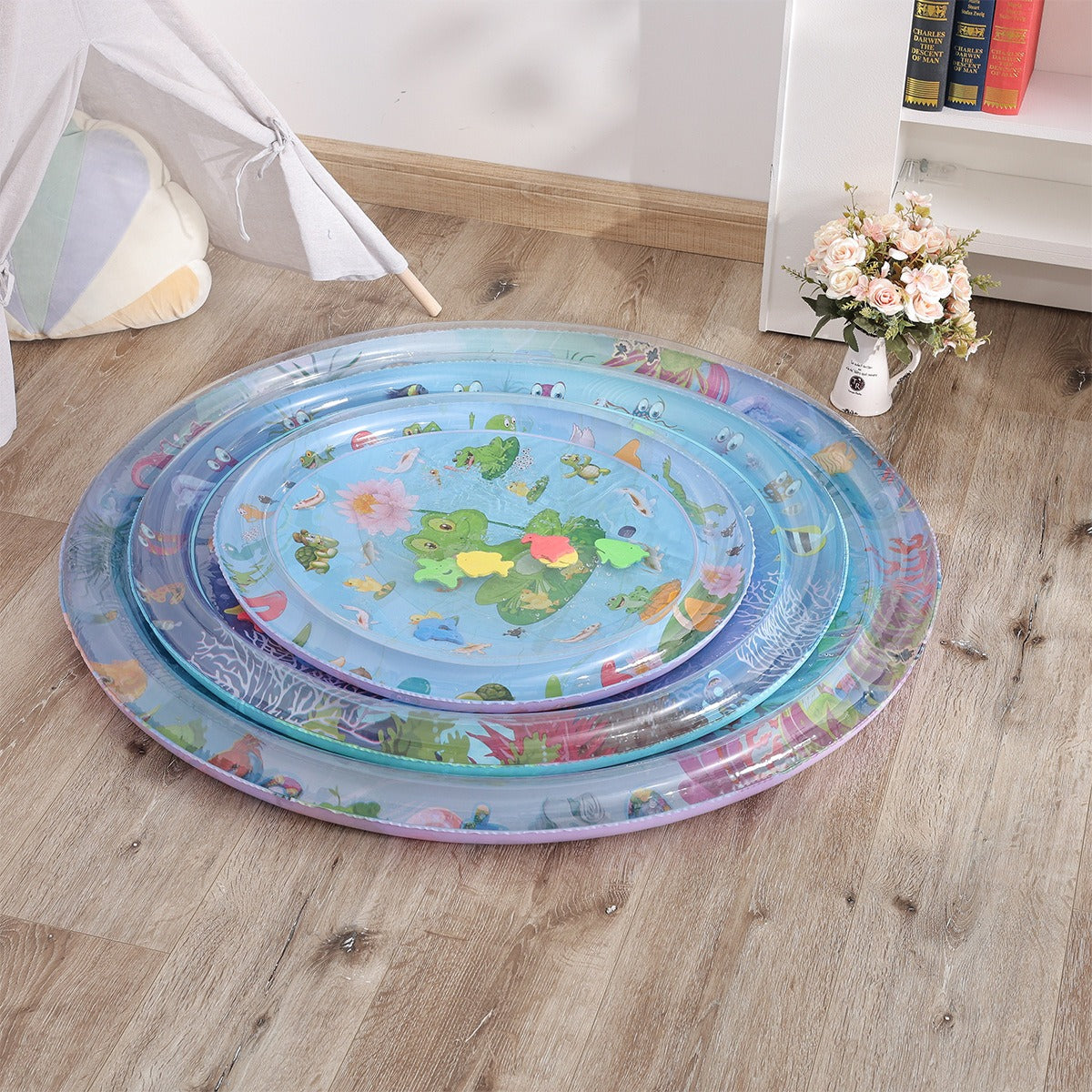 Baby Water Mat for Engaging Tummy-Time Sensory Play