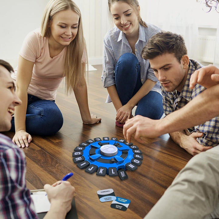 Fast Family Word Game With Interactive Letter Wheel
