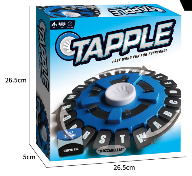 Fast Family Word Game With Interactive Letter Wheel