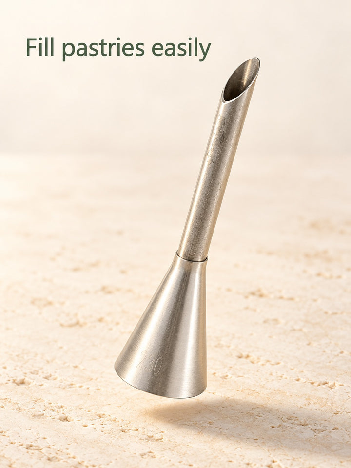 Cream Puff Filling Nozzle, 304 Stainless Steel Piping Tip