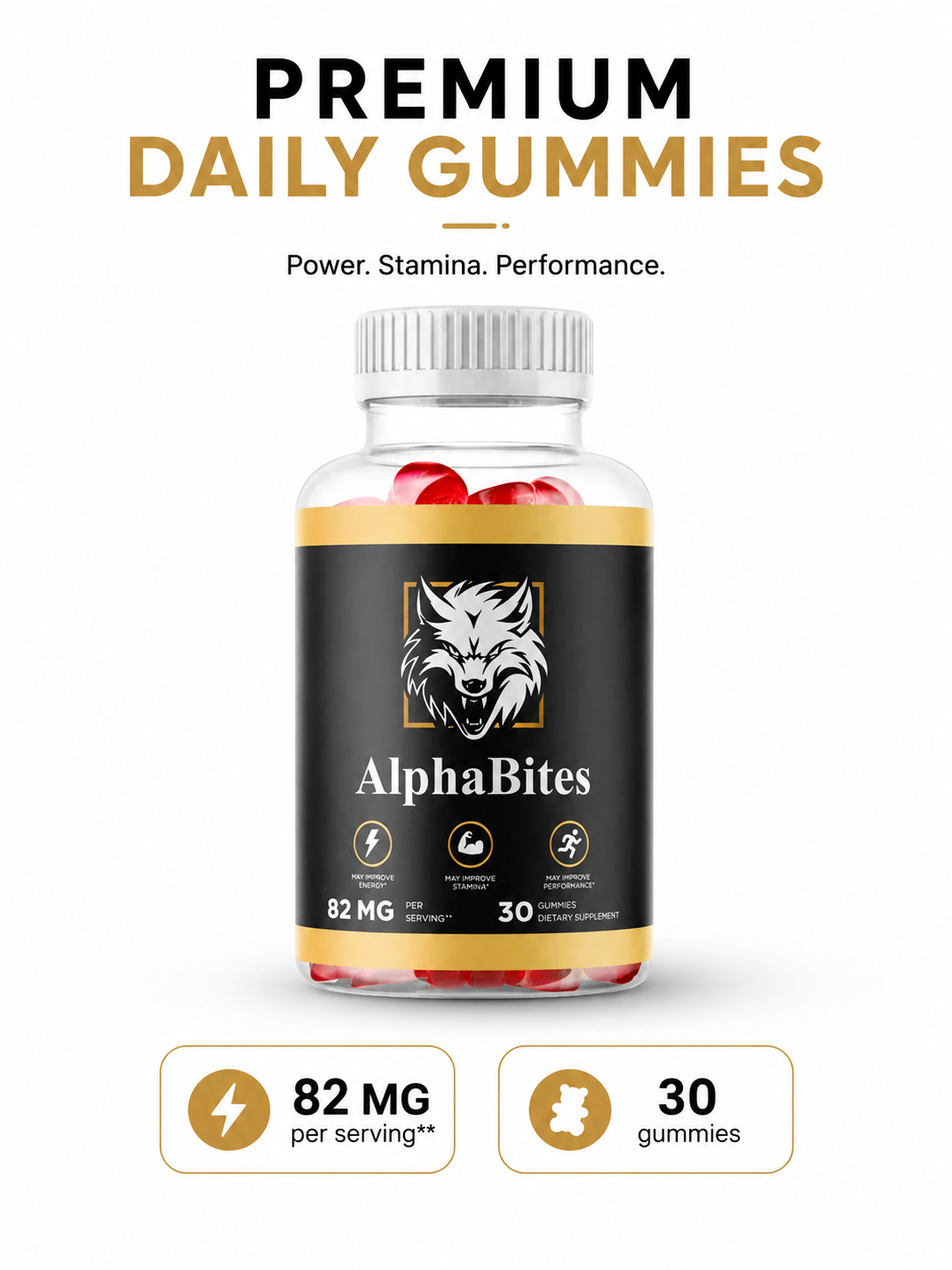 Creatine Gummies — 82mg Pure Creatine for Energy & Performance
