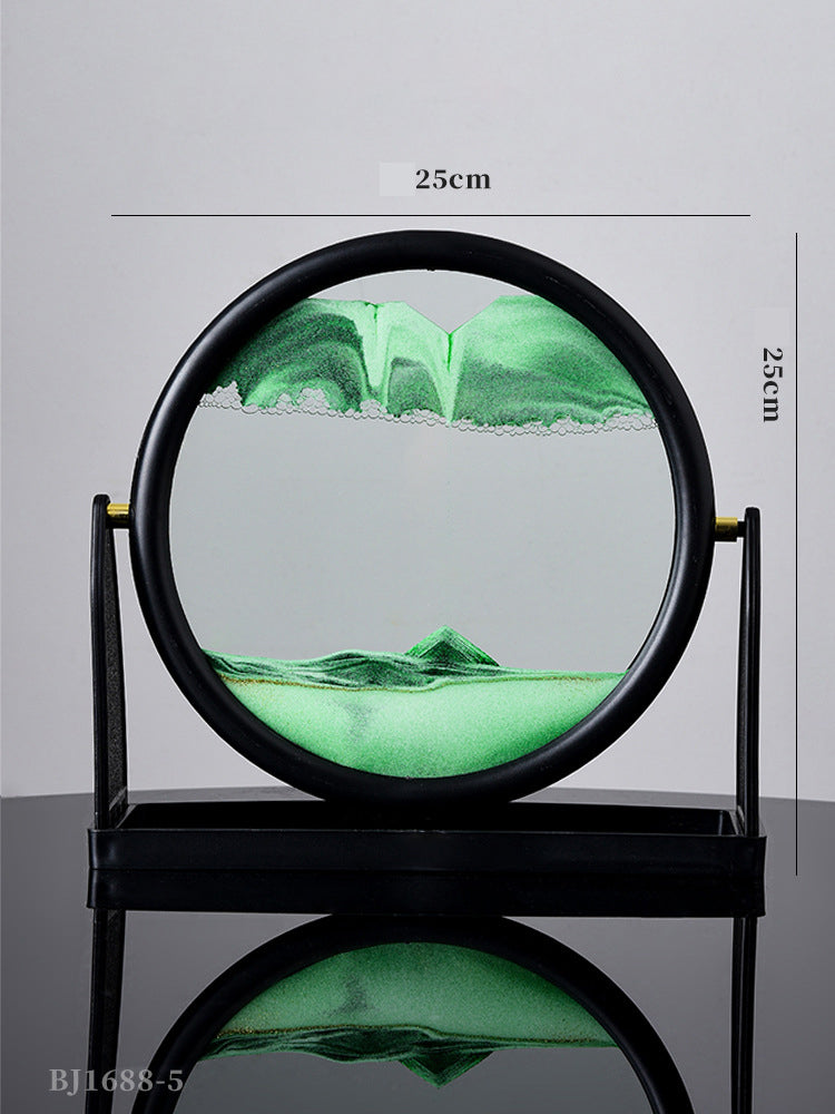 3D Quicksand Art Frame – Calming Desk Decor Piece