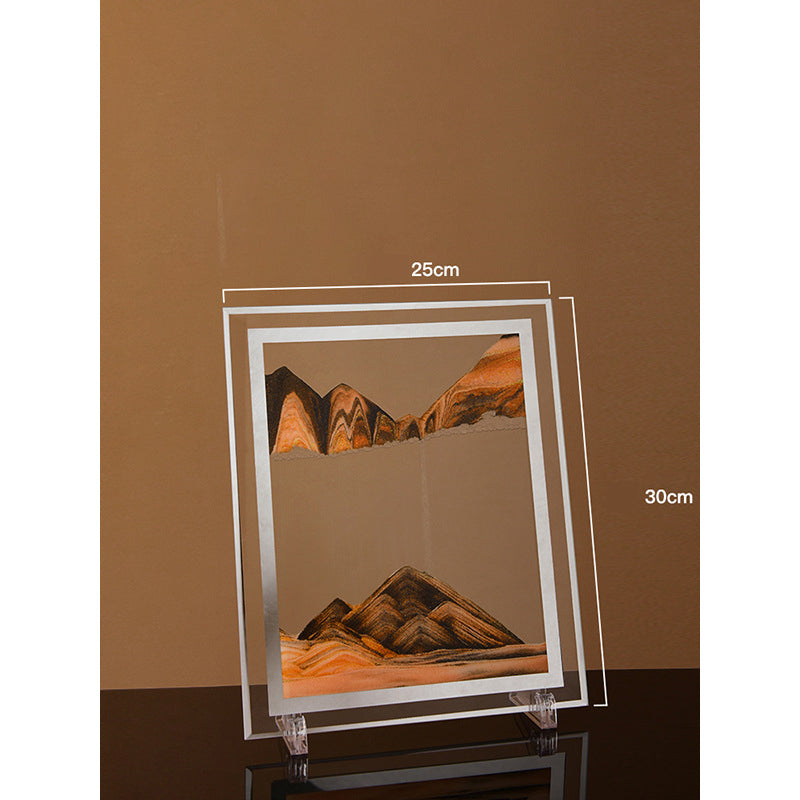 3D Quicksand Art Frame – Calming Desk Decor Piece