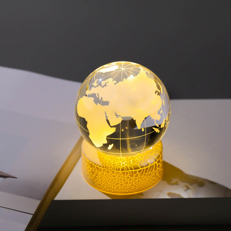 Basketball Crystal Ball Night Light Gift Decoration