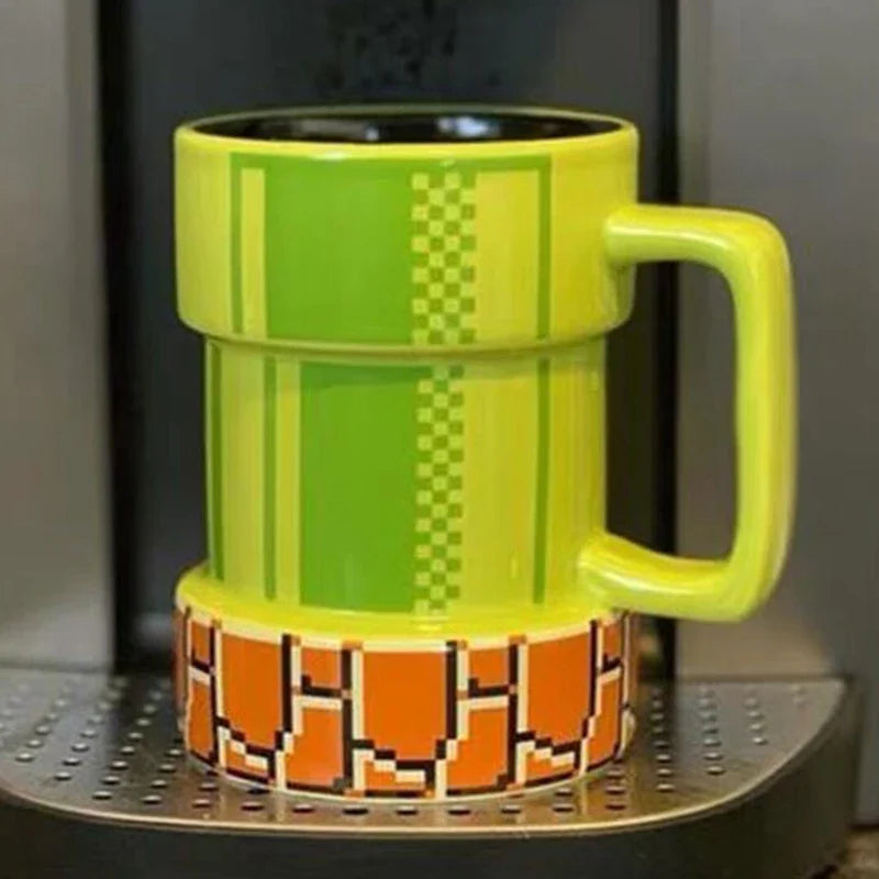 Super Mario Warp Pipe Coffee Mug, 420mL Ceramic Gift