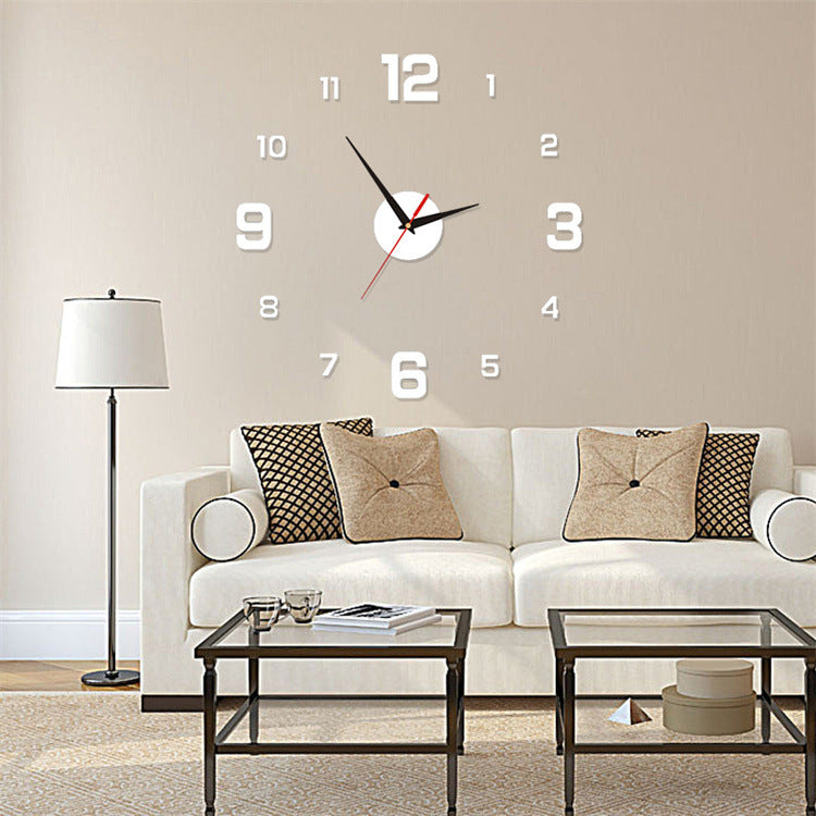 Luminous Frameless Wall Clock for Modern Minimalist Decor