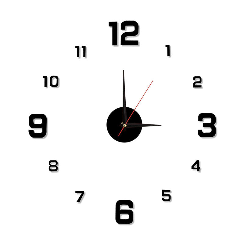 Luminous Frameless Wall Clock for Modern Minimalist Decor