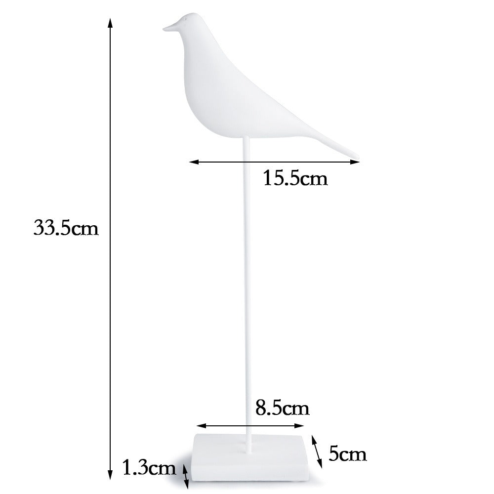 Minimalist Bird Sculpture Accent for Modern Home Decor