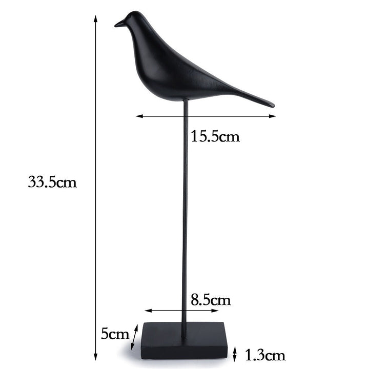 Minimalist Bird Sculpture Accent for Modern Home Decor