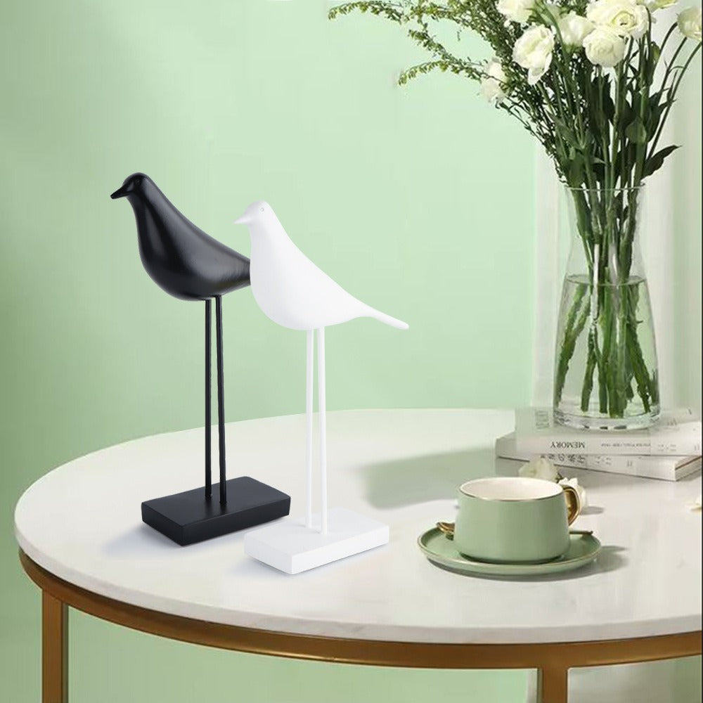 Minimalist Bird Sculpture Accent for Modern Home Decor