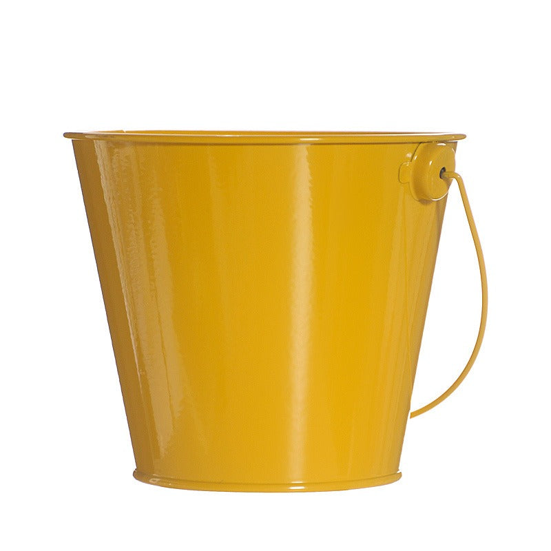Mini Tin Flower Pots for Colorful Crafts and Decor