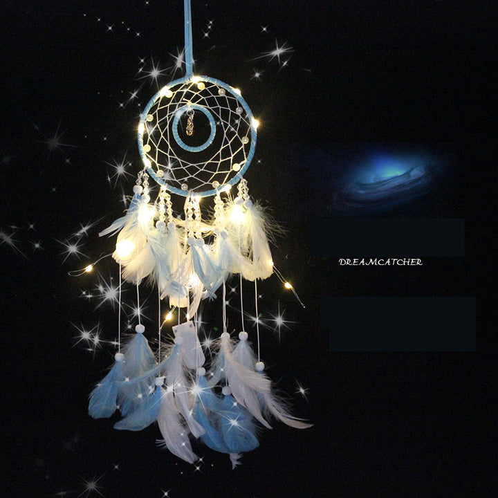 Light Up Dream Catcher Wind Chime Wall Decor Gift